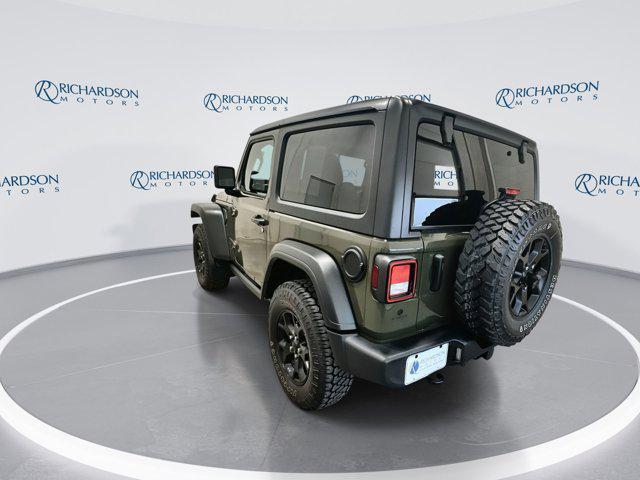 used 2021 Jeep Wrangler car, priced at $30,385