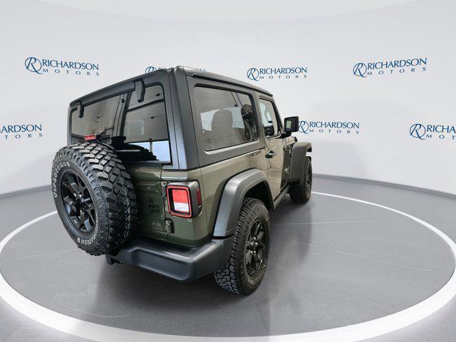 used 2021 Jeep Wrangler car, priced at $30,385