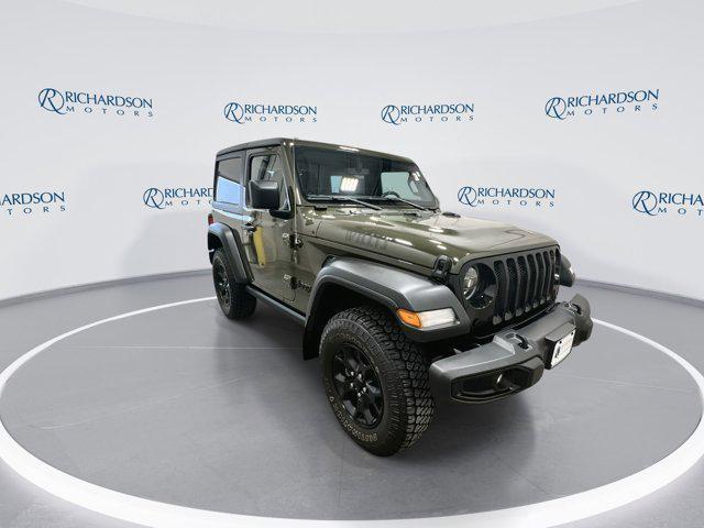 used 2021 Jeep Wrangler car, priced at $30,385