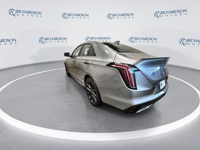 new 2025 Cadillac CT4 car, priced at $49,865