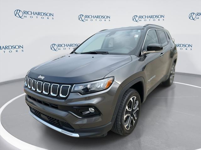 used 2022 Jeep Compass car, priced at $22,349