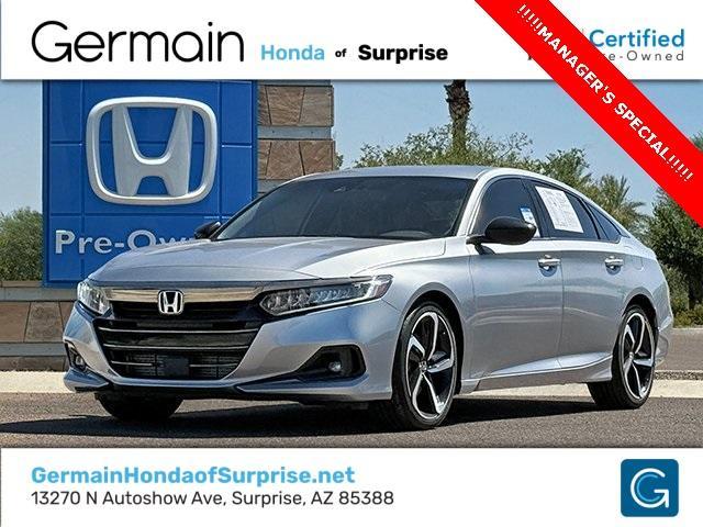 used 2022 Honda Accord car, priced at $22,349