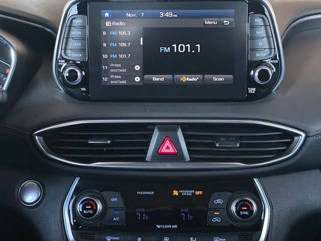 used 2019 Hyundai Santa Fe car, priced at $17,597