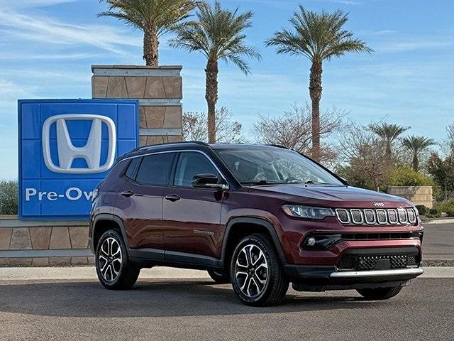 used 2022 Jeep Compass car, priced at $20,923