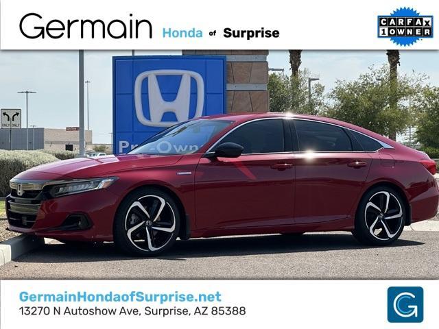 used 2022 Honda Accord Hybrid car, priced at $25,724