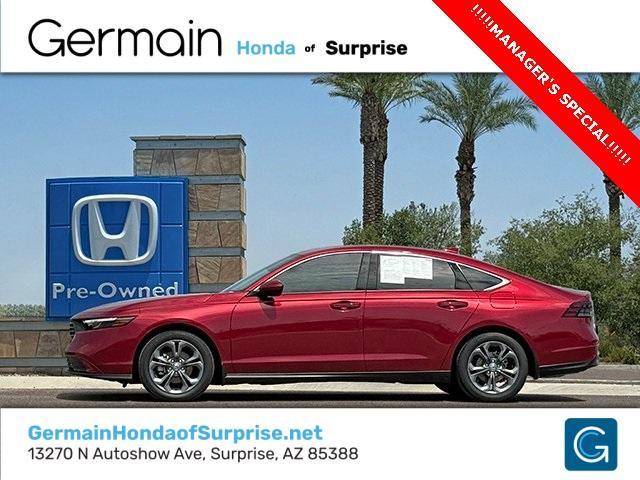 used 2023 Honda Accord car, priced at $24,189