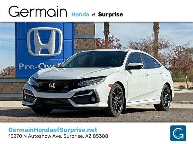 used 2020 Honda Civic Si car, priced at $23,423