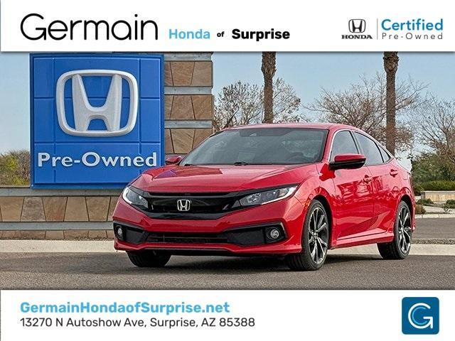 used 2021 Honda Civic car, priced at $21,496