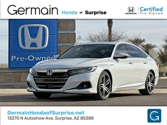 used 2021 Honda Accord Hybrid car, priced at $27,336