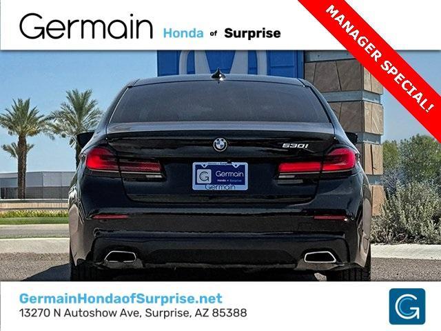 used 2022 BMW 530 car, priced at $27,346
