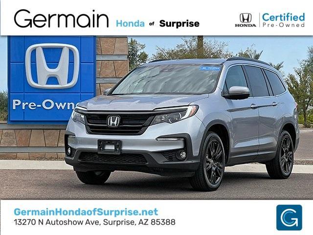 used 2022 Honda Pilot car, priced at $34,897