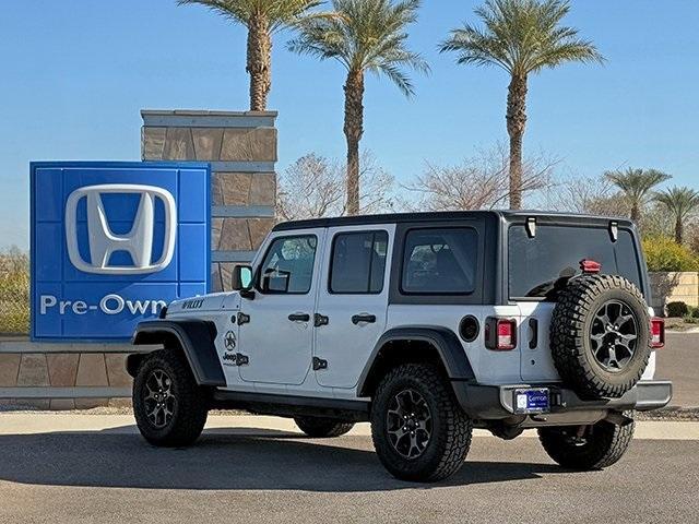 used 2021 Jeep Wrangler Unlimited car, priced at $27,751