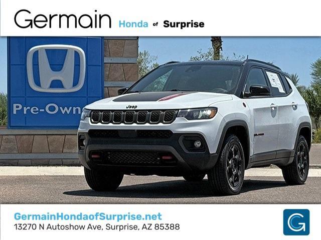 used 2023 Jeep Compass car, priced at $22,864
