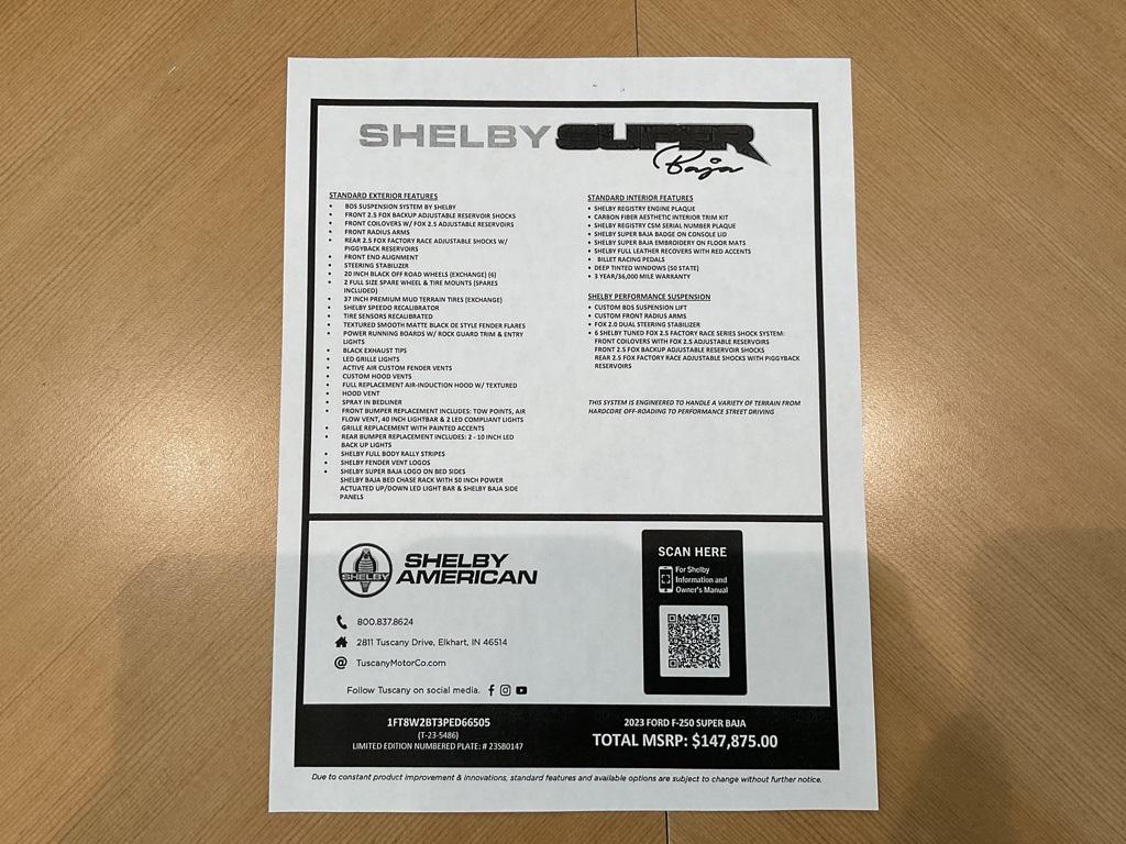 new 2023 Ford F-250 car, priced at $127,699