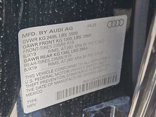 new 2025 Audi Q5 car, priced at $60,350