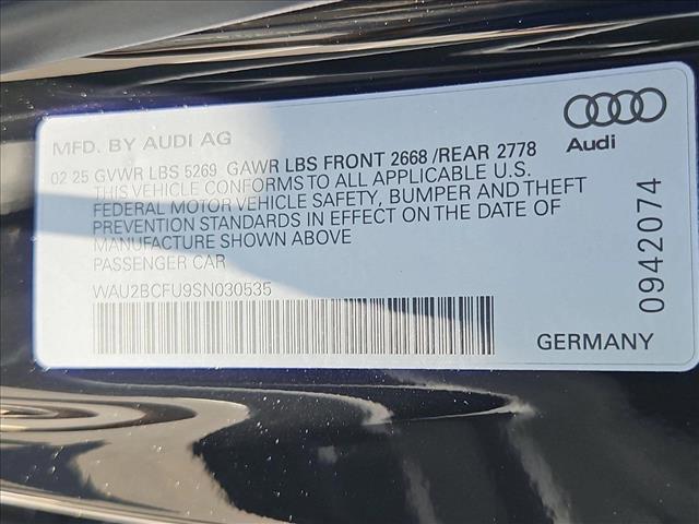 new 2025 Audi A5 car, priced at $57,235