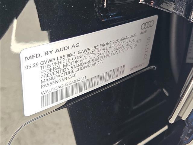 new 2025 Audi A6 e-tron car, priced at $70,335