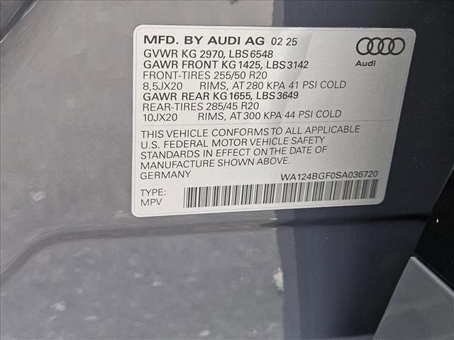 new 2025 Audi Q6 e-tron car, priced at $74,815