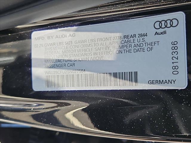 new 2025 Audi S5 car, priced at $72,335