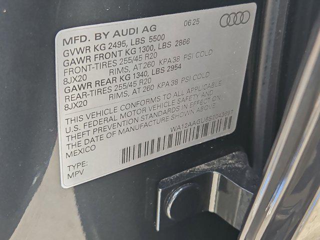 new 2025 Audi Q5 car, priced at $61,150