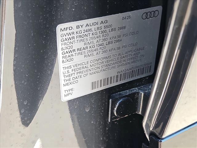 new 2025 Audi Q5 car, priced at $61,150