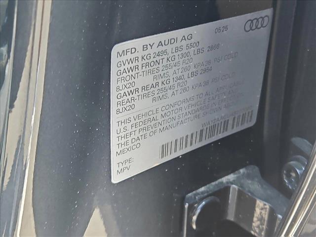 new 2025 Audi Q5 car, priced at $60,635