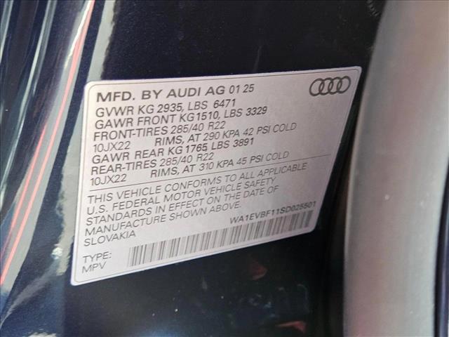 new 2025 Audi Q8 car, priced at $83,235