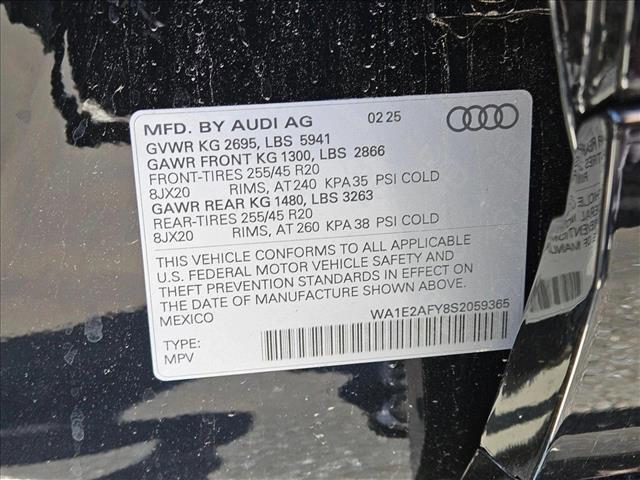 new 2025 Audi Q5 car, priced at $69,385