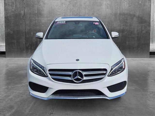 used 2018 Mercedes-Benz C-Class car, priced at $19,000