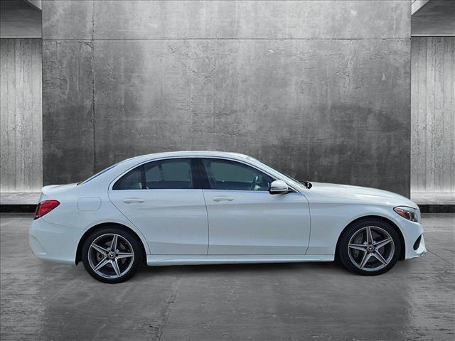 used 2018 Mercedes-Benz C-Class car, priced at $19,000