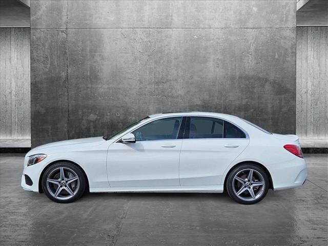 used 2018 Mercedes-Benz C-Class car, priced at $19,000