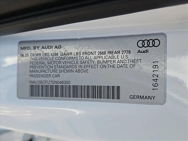 new 2025 Audi A5 car, priced at $55,690