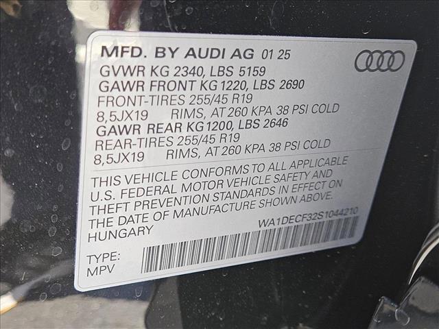 new 2025 Audi Q3 car, priced at $45,785