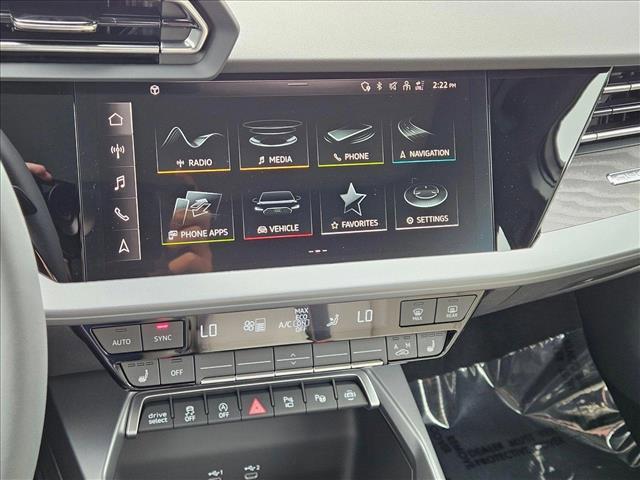 new 2025 Audi A3 car, priced at $41,735