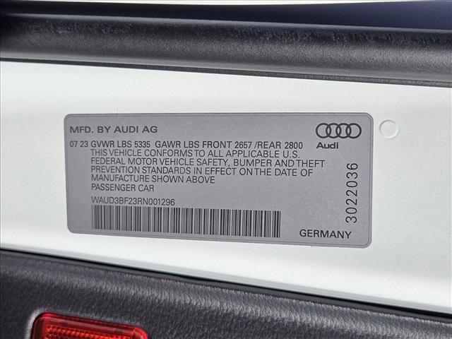 new 2024 Audi A6 car, priced at $61,725