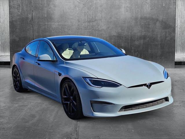 used 2022 Tesla Model S car, priced at $58,755