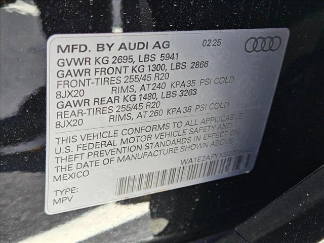 new 2025 Audi Q5 car, priced at $68,210