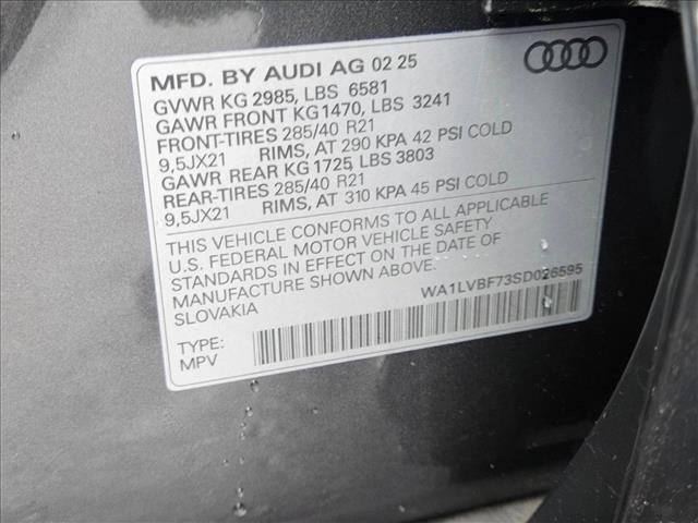 new 2025 Audi Q7 car, priced at $71,185