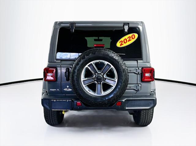 used 2020 Jeep Wrangler Unlimited car, priced at $30,392