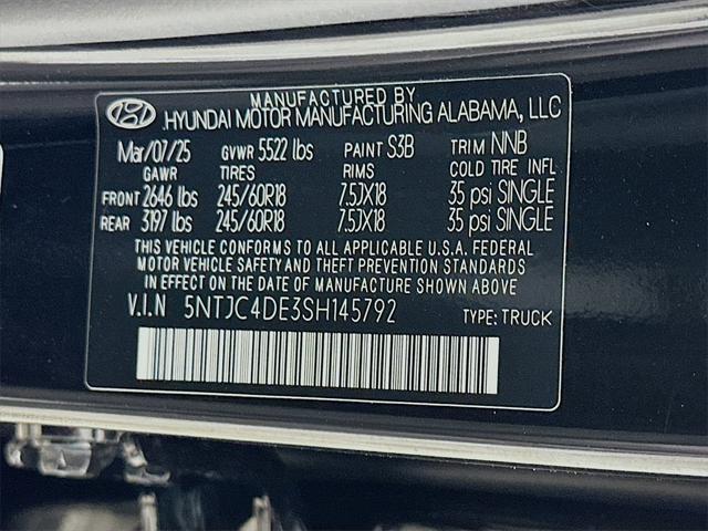 new 2025 Hyundai SANTA CRUZ car, priced at $33,194