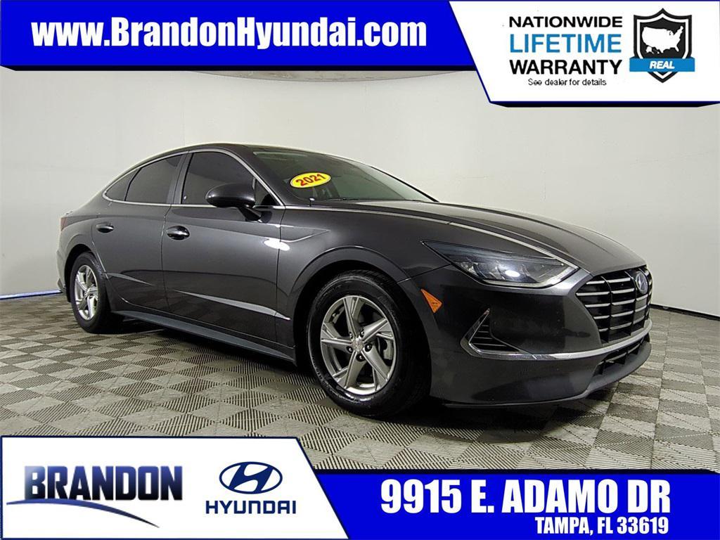 used 2021 Hyundai Sonata car, priced at $13,088