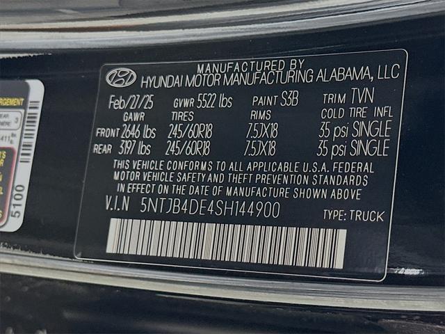 new 2025 Hyundai SANTA CRUZ car, priced at $30,403