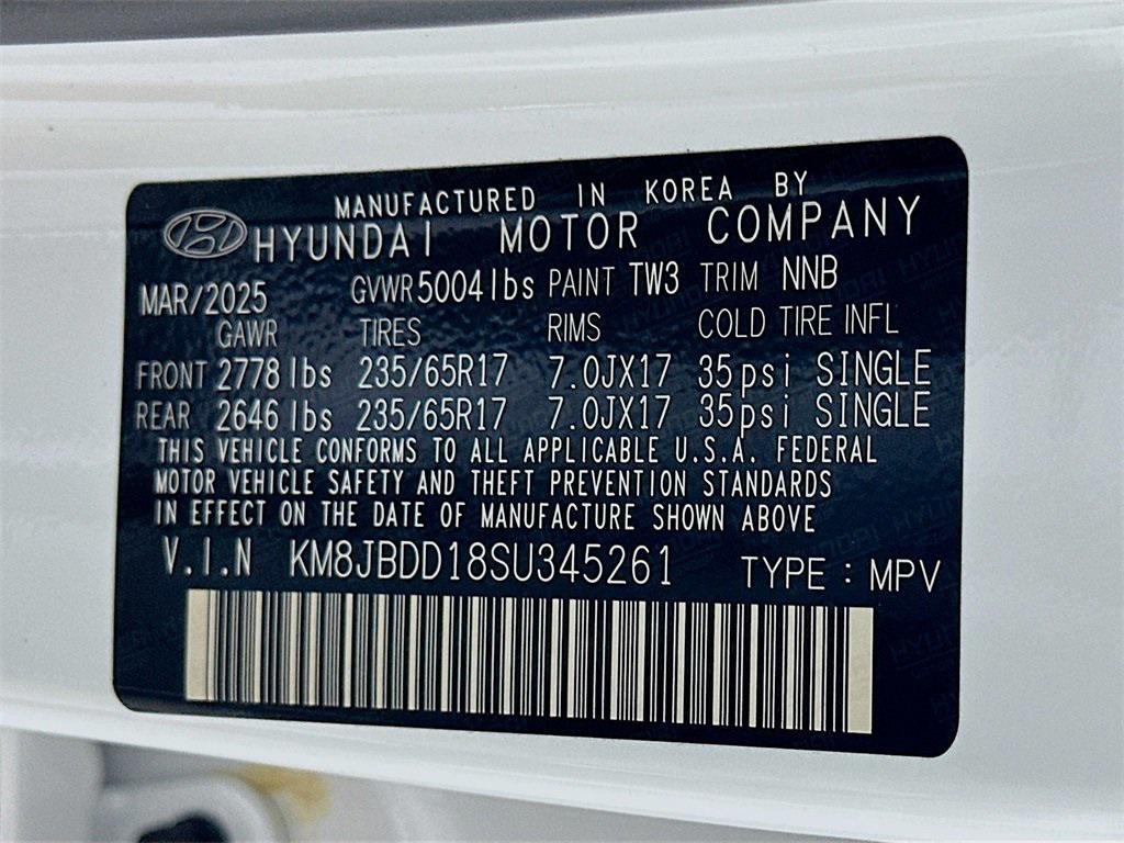 new 2025 Hyundai TUCSON Hybrid car, priced at $29,504