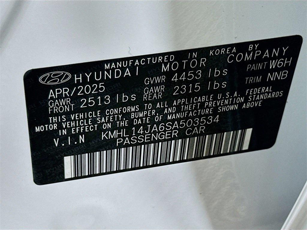 new 2025 Hyundai Sonata car, priced at $27,415