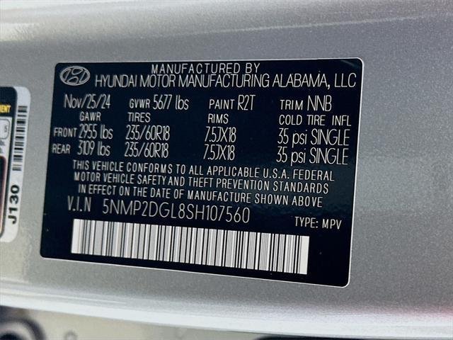 new 2025 Hyundai Santa Fe car, priced at $37,271