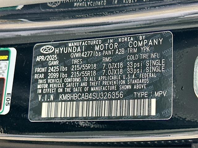 new 2025 Hyundai Kona car, priced at $27,099