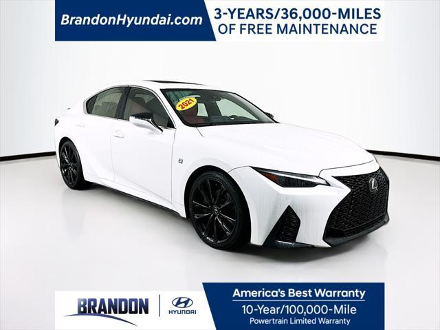 used 2021 Lexus IS 350 car, priced at $38,192