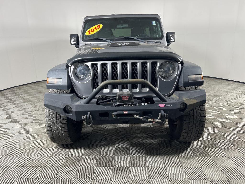 used 2018 Jeep Wrangler Unlimited car, priced at $21,484