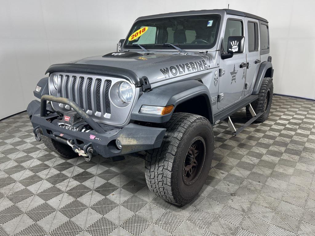 used 2018 Jeep Wrangler Unlimited car, priced at $21,484