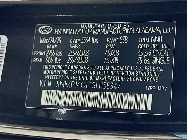 new 2025 Hyundai Santa Fe car, priced at $33,007